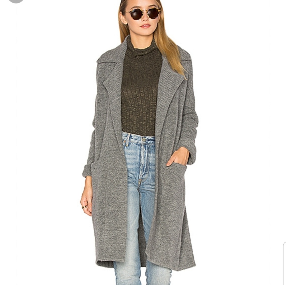 Michael Stars coat with notch collar